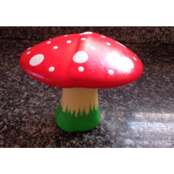 Enfeite jardim cogumelo De Cerâmica Enfeite De Jardim Ou Casa 14 Cm Altura