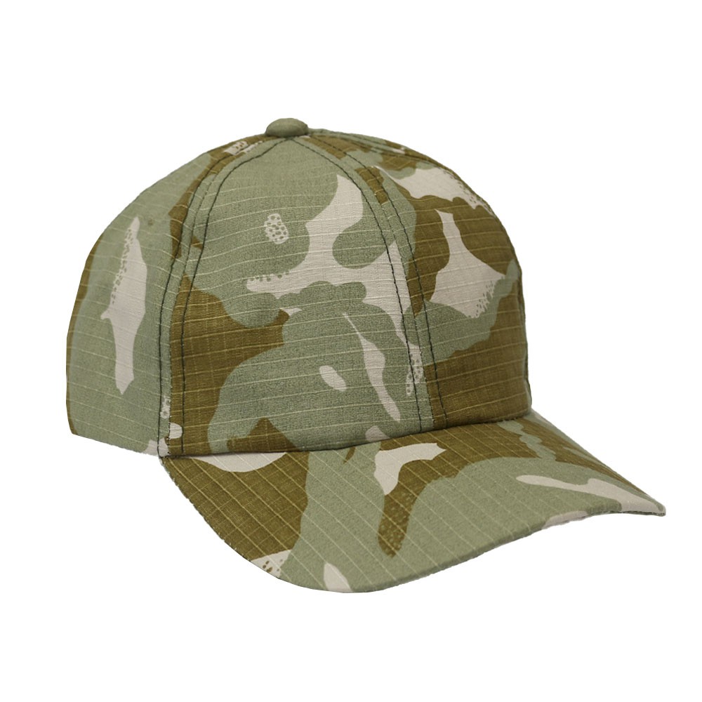 Boné Militar Liso Rip Stop | Camuflada Desert Storm - Atack