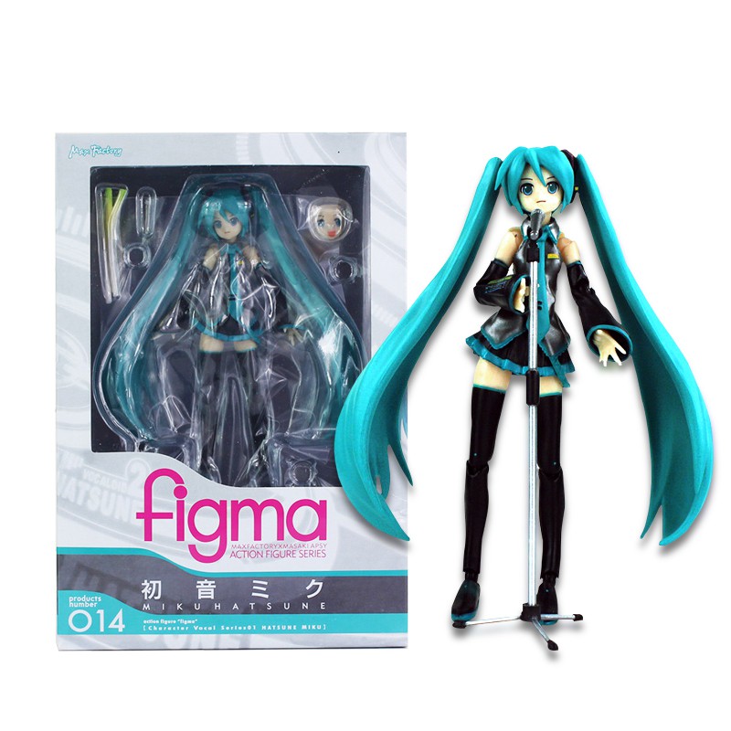 15 Cm Móvel Anime Action Figure Hatsune Miku Figma 014 Modelo Boneca