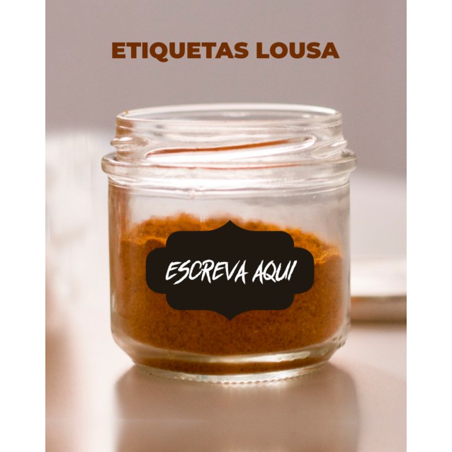 100 ETIQUETAS LOUSA