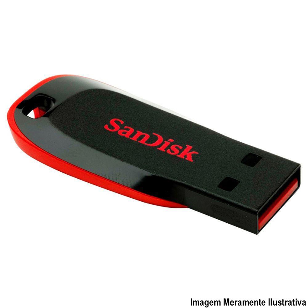 Pen Drive Cruzer Blade Sandisk USB 2.0 16GB SDCZ50-016G-B35