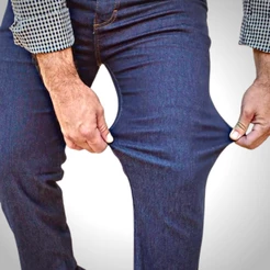 Calça Masculina Jeans Tradicional calca Country Reta Elastano
