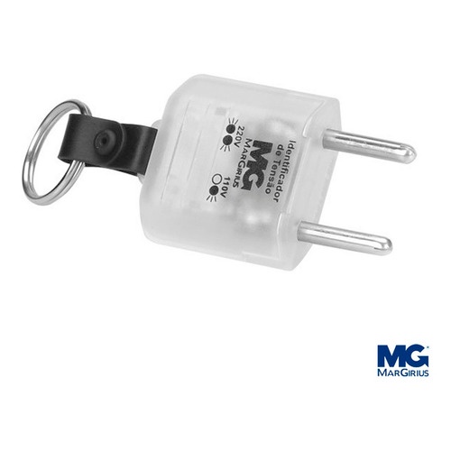 Chaveiro Identificador Teste De Voltagem Tomada Margirius