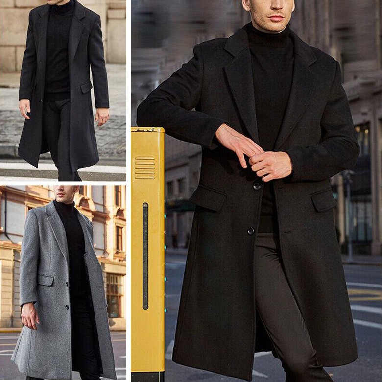 casaco sobretudo longo masculino