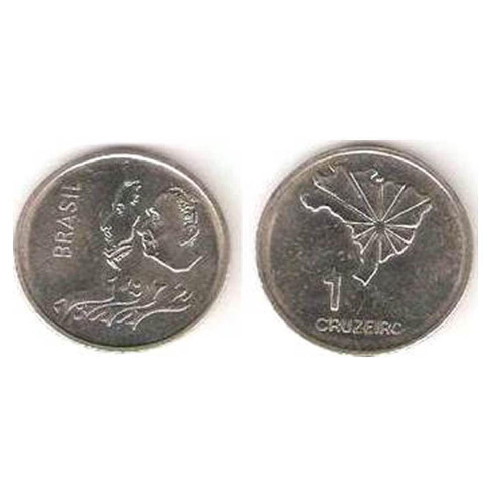 104 Dmd- Duas Moedas De 1972 - Cruzeiro - Cr$ 1,00 - Comemorativa