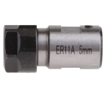 Eixo Porta Pinça Er11 5mm Cnc + Pinça 1/8