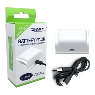 Bateria E Cabo Carregador Controle Xbox One S Play & Charge