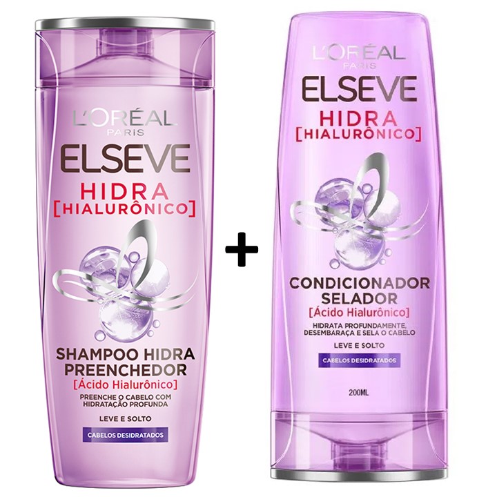 Kit Elseve Hidra Hialuronico Shampoo + Condicionador 200ml