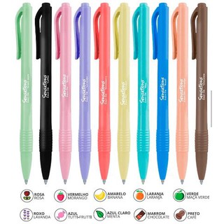 Caneta Perfumada Clic Sensations com Cheirinhos - Newpen