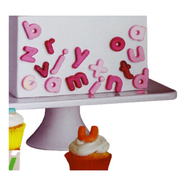 Kit Cortador Jogo Conjunto Marcador Carimbo Letras Maiusculas Numeros Confeitaria Pasta Americana Biscuit 40 Pecas
