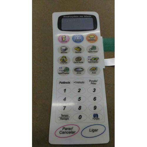 Membrana Teclado  Forno Microondas Panasonic Nn7958  Nn6658
