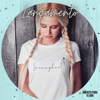 T-shirt SARANGHAE minimalista - Várias cores disponíveis - "TE AMO" em coreano - dorameiras