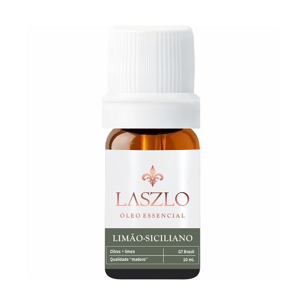 Óleo Essencial Laszlo Limão Siciliano Antisséptico Diurético Digestivo Redutor do colesterol