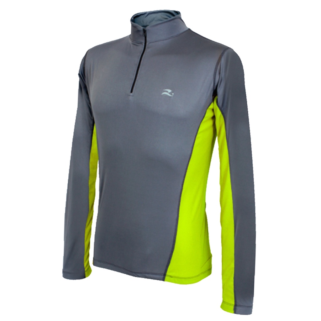 Camisa Ciclista Speed Manga Longa Realtex Cinza G