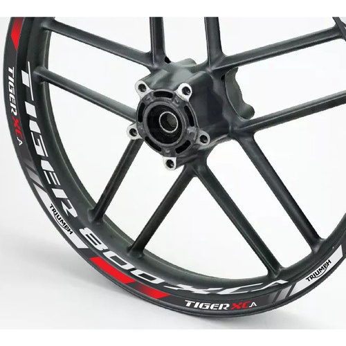 Friso + Adesivo Refletivo D1 Roda Moto Triumph Tiger 800 Xca