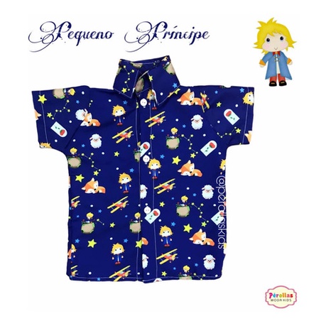 Camisa Infantil Pequeno Principe Temática