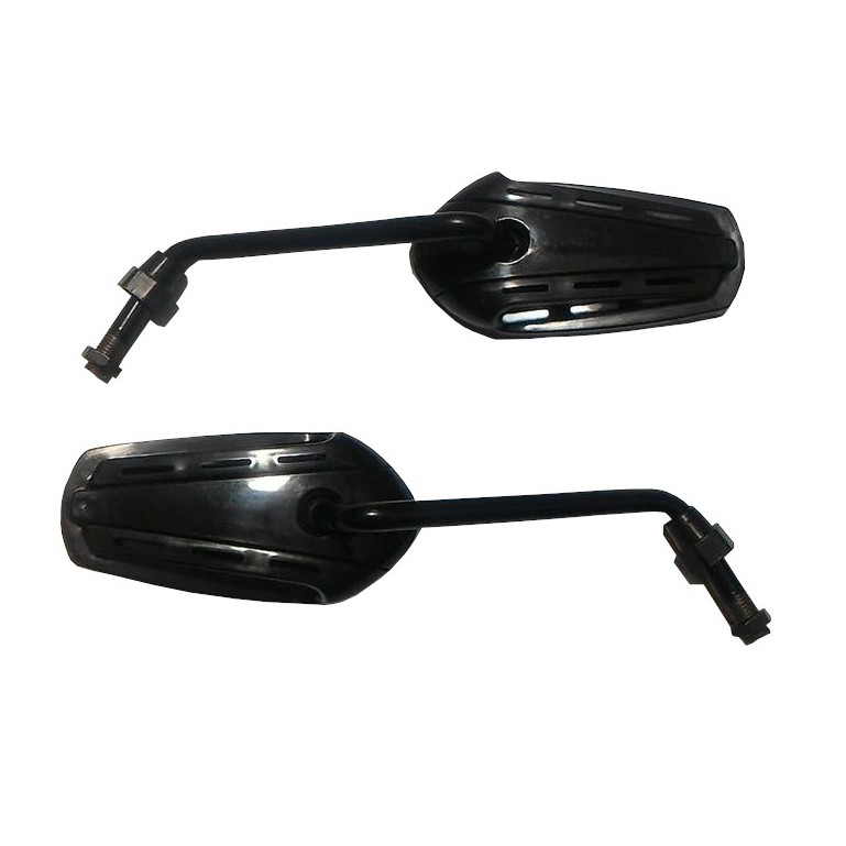 Par Mini Espelho Retrovisor Mtx Dafra Zig 50/Zig 100/Riva 150/Laser 150-Cores · foto 2