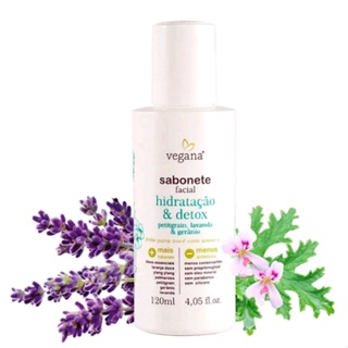 Sabonete Vegano FACIAL WNF Hidratação Detox Vegana - WNF - 120ml em Oferta na Shopee