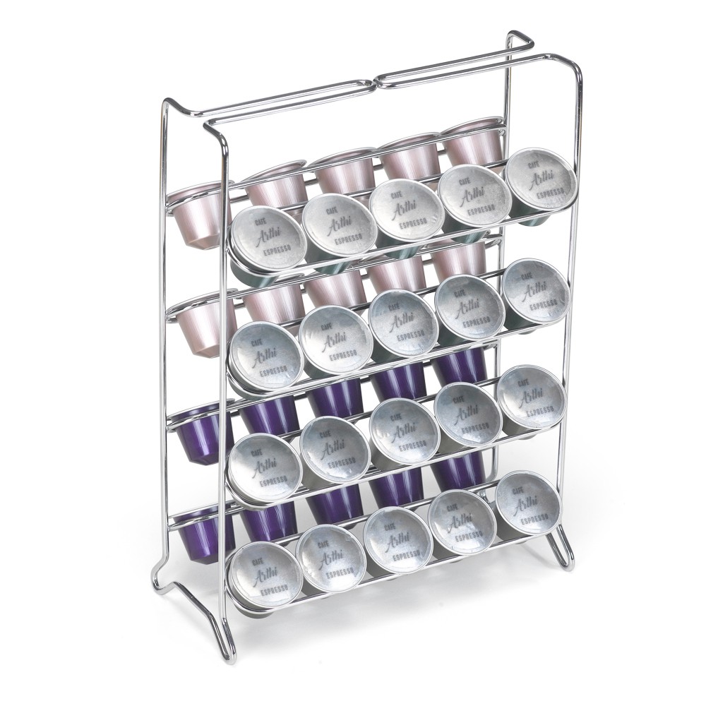Suporte para cápsulas de café Nespresso Cromado Arthi