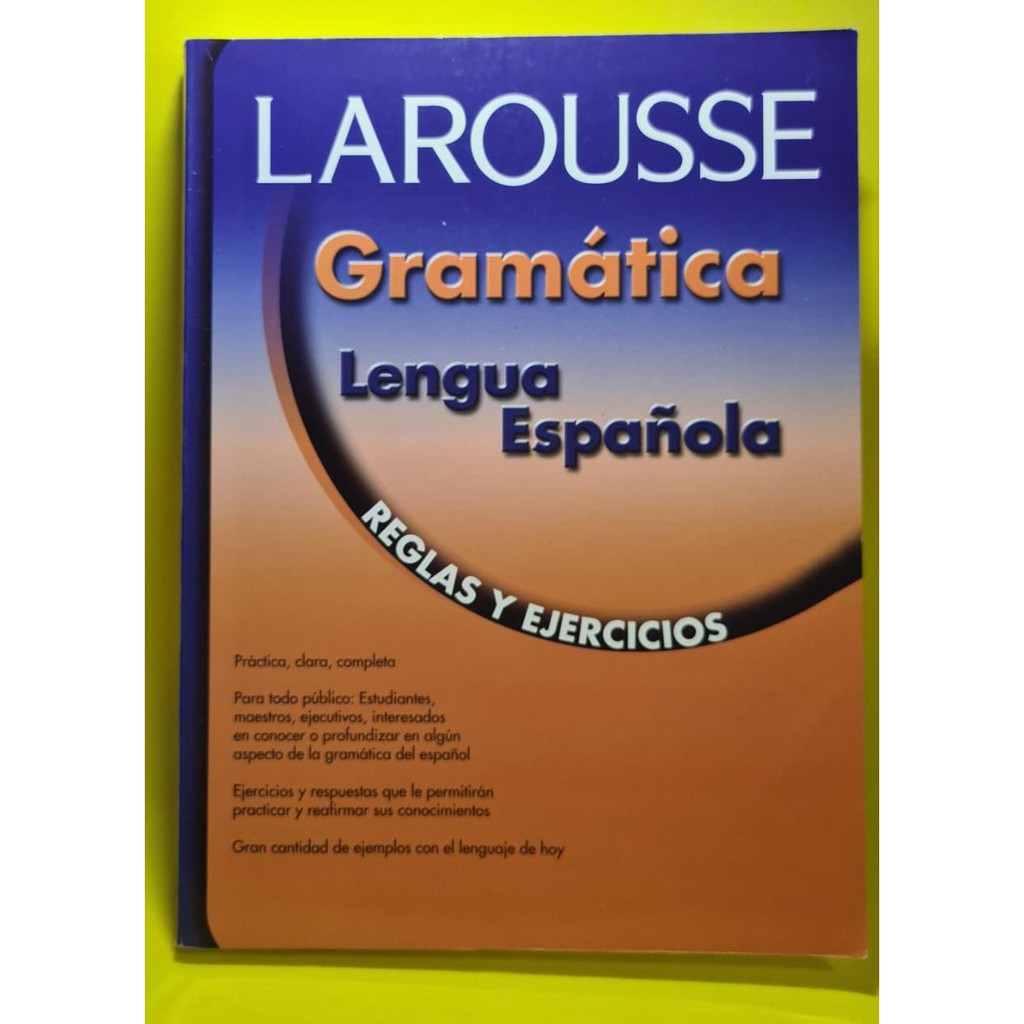 Gramatica Lengua Espanola: Reglas Y Ejercicios | Shopee Brasil