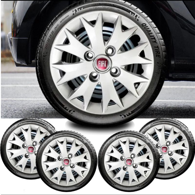 Jogo de Calota Fiat Palio aro 13 | Shopee Brasil