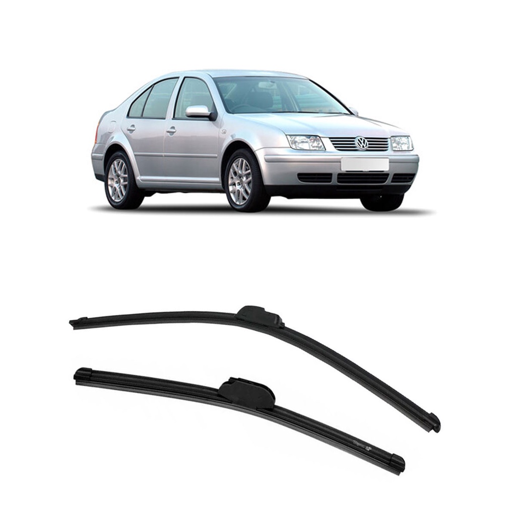 Kit Palheta VW Bora 1998 a 2011 Limpador Parabrisa Silicone