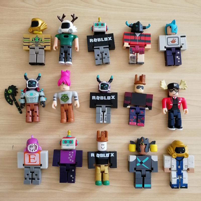 Bonecos Robos Do Jogo Virtual Roblox Figura Em Acao Shopee Brasil - sponja bob roblox jogos infantis roblox account