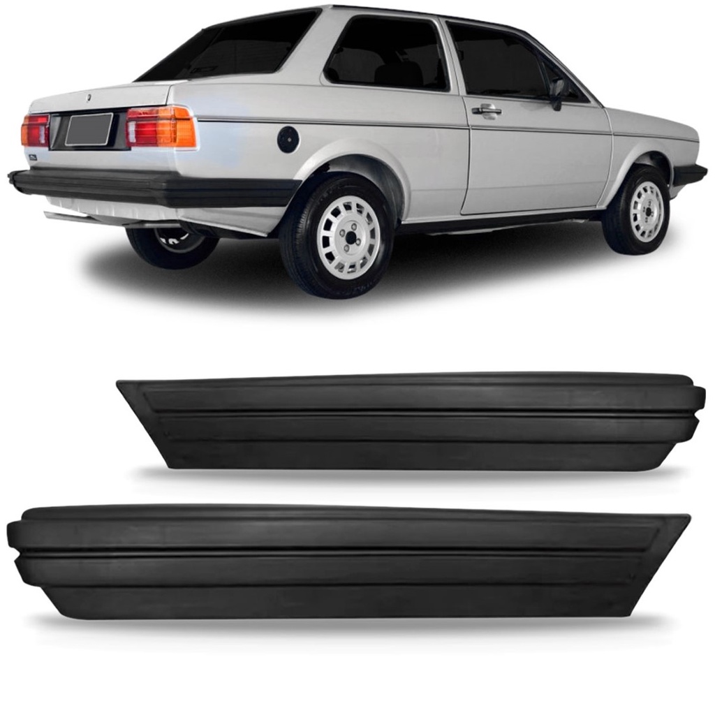 Ponteira Parachoque Traseiro Voyage 1983 84 a 1986 Cinza