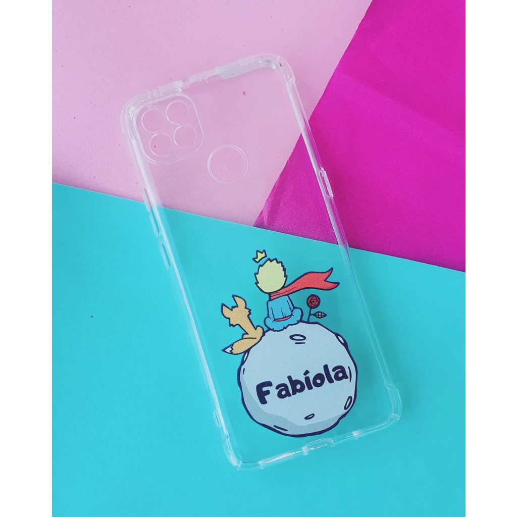 Capinha Capa de Celular Personalizada com Nome Desenho O Pequeno Príncipe