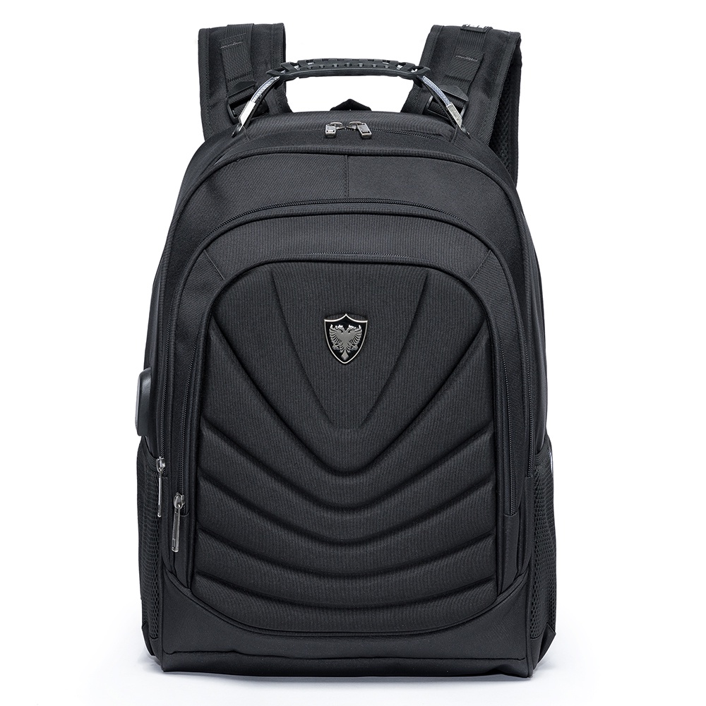 Mochila Cavalera Executiva Notebook Moderna Cabo De Aço Preta