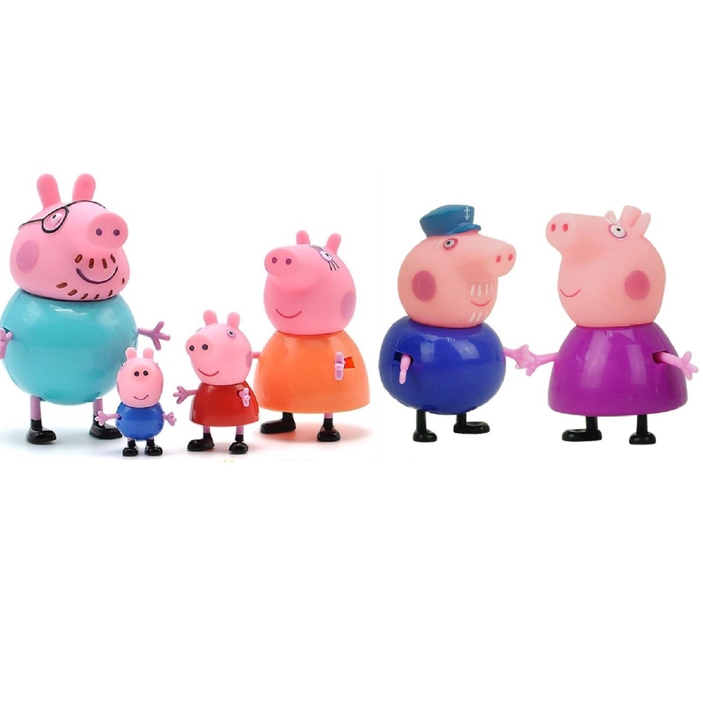 Peppa Porco Luxuoso Casa Brinquedos De Dupla Face Festa De Aniversário Da  Família Figuras De Ação Educacional Boneca Infantil - Escorrega o Preço
