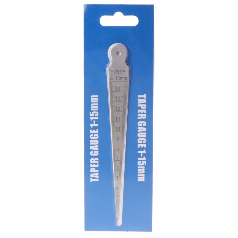 Medidor Cone Aço Inoxidável 1-15mm Ferramenta Medição