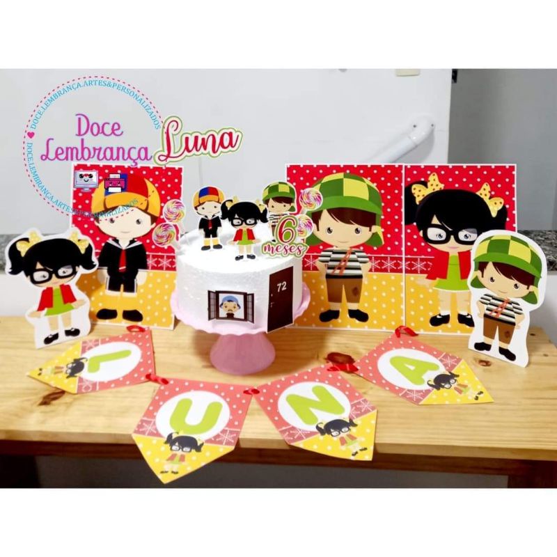 Kit Festa em Casa Personalizado. | Shopee Brasil