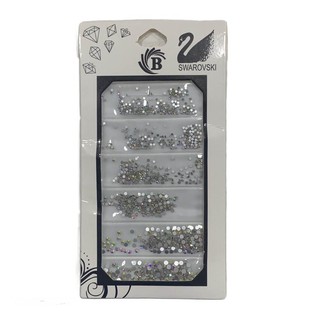 Kit Pedraria Cisne Pra Decoração das Unhas Nail Art Manicure Unhas Encapsular Decorar Acr…
