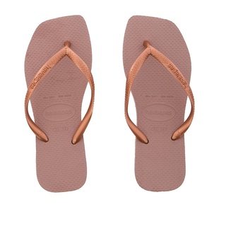 Chinelo Havaianas Slim Square Metalizada Rose