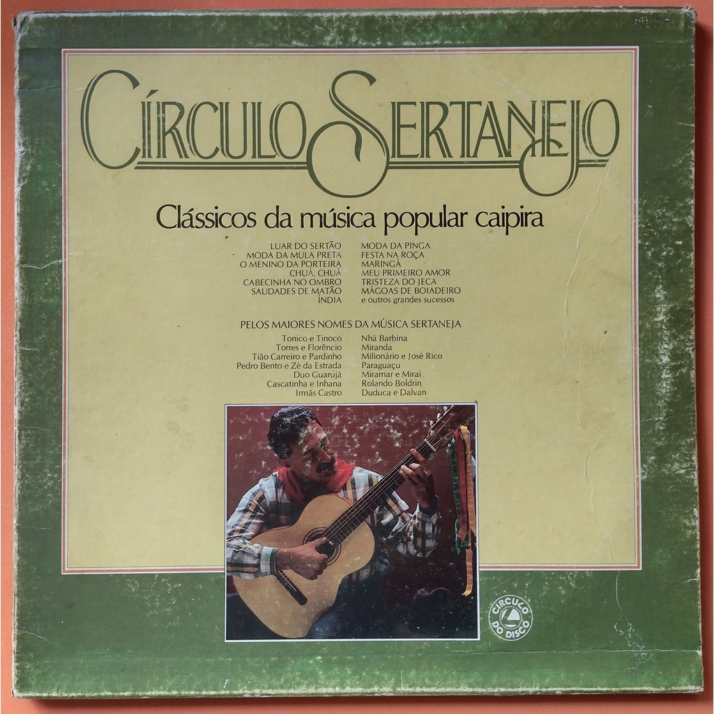 Lp Circulo Sertanejo 1985 Duplo José Rico Pedro Bento Vinil