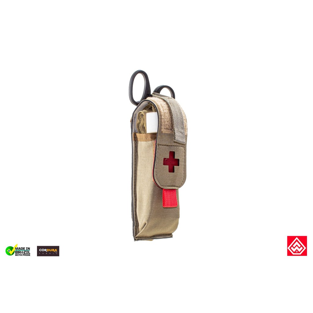 Porta Torniquete CAT Com Porta Tesoura Molle - Coyote