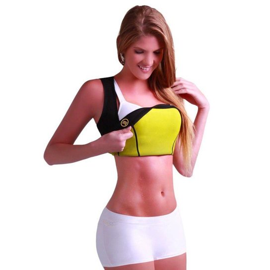 Hot Shapers Shape Now T-Shirt Camiseta Cinta Modeladora Ação Térmica Feminina -