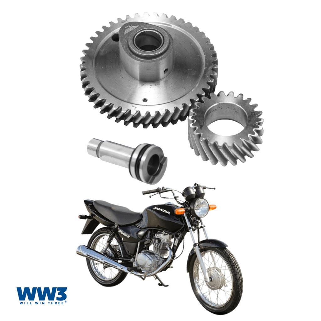 Arvore Comando Valvula Com Engrenagem Cg 125 Titan Fan 00 08