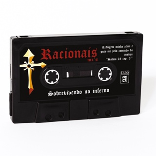 Carteira K7 - Racionais (Sobrevivendo no Inferno) - Carnaúba Estúdio em Oferta na Shopee