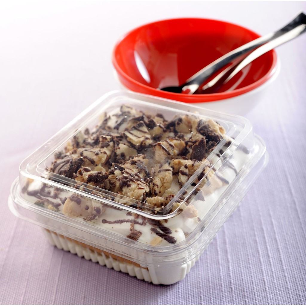 30 uni pote Quadrado de 200ml Sobremesa G650 Galvanotek Ideal para bolo no pote e mousse