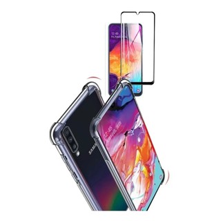 Capa Case Capinha Anti Shock Samsung Galaxy A20 A30 + Pelicula Vidro 3D