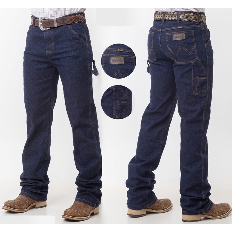 Calça carpinteira country trabalho montaria rodeio cowboy americano