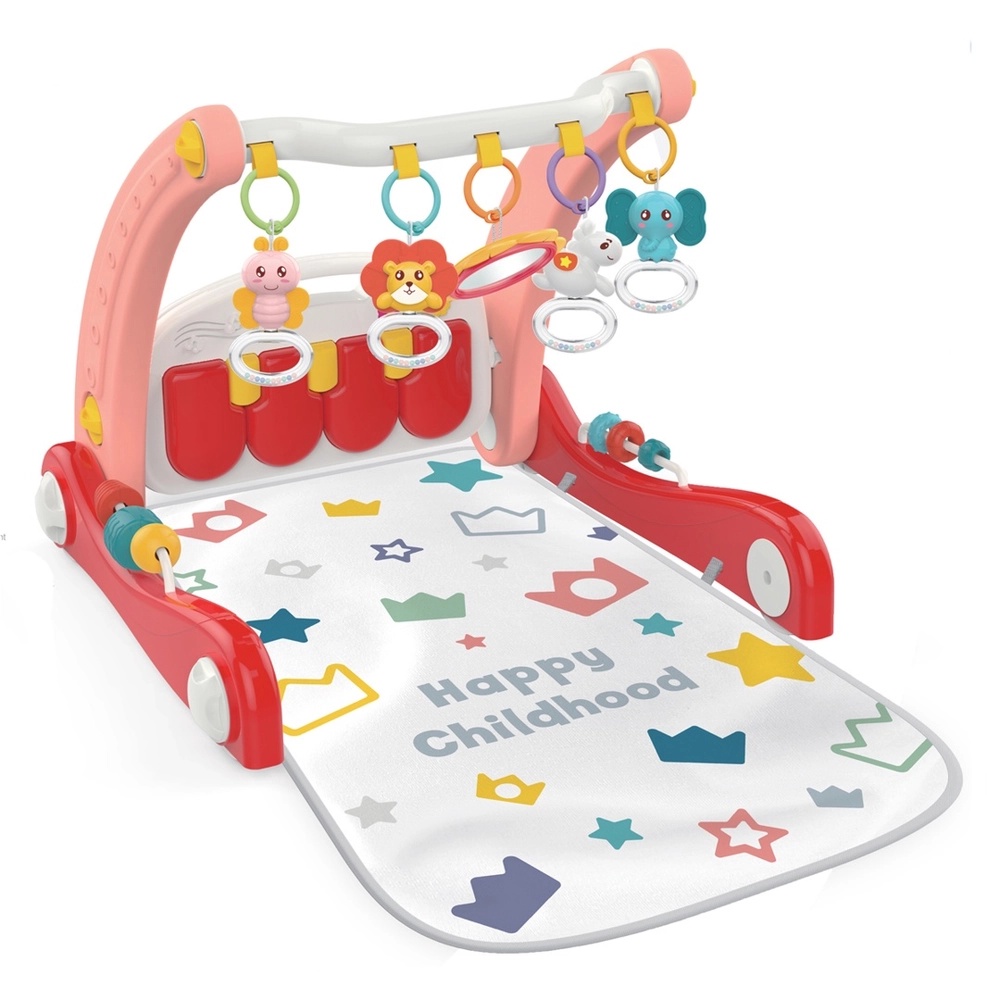 Tapete Infantil Ginásio do Bebê Multi atividades 2 em 1 Andador Musical Kitstar