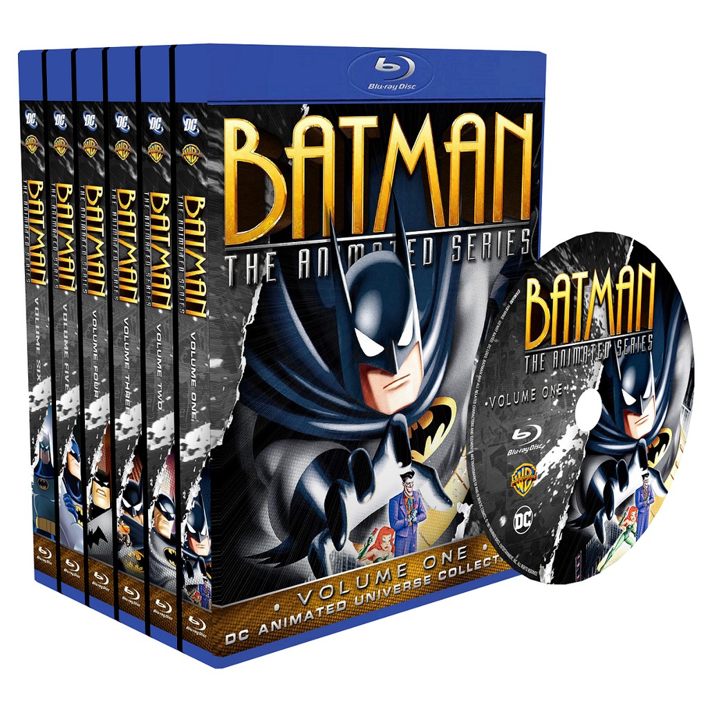 Blu-ray Batman: a série animada - Edição completa + 3 filmes.