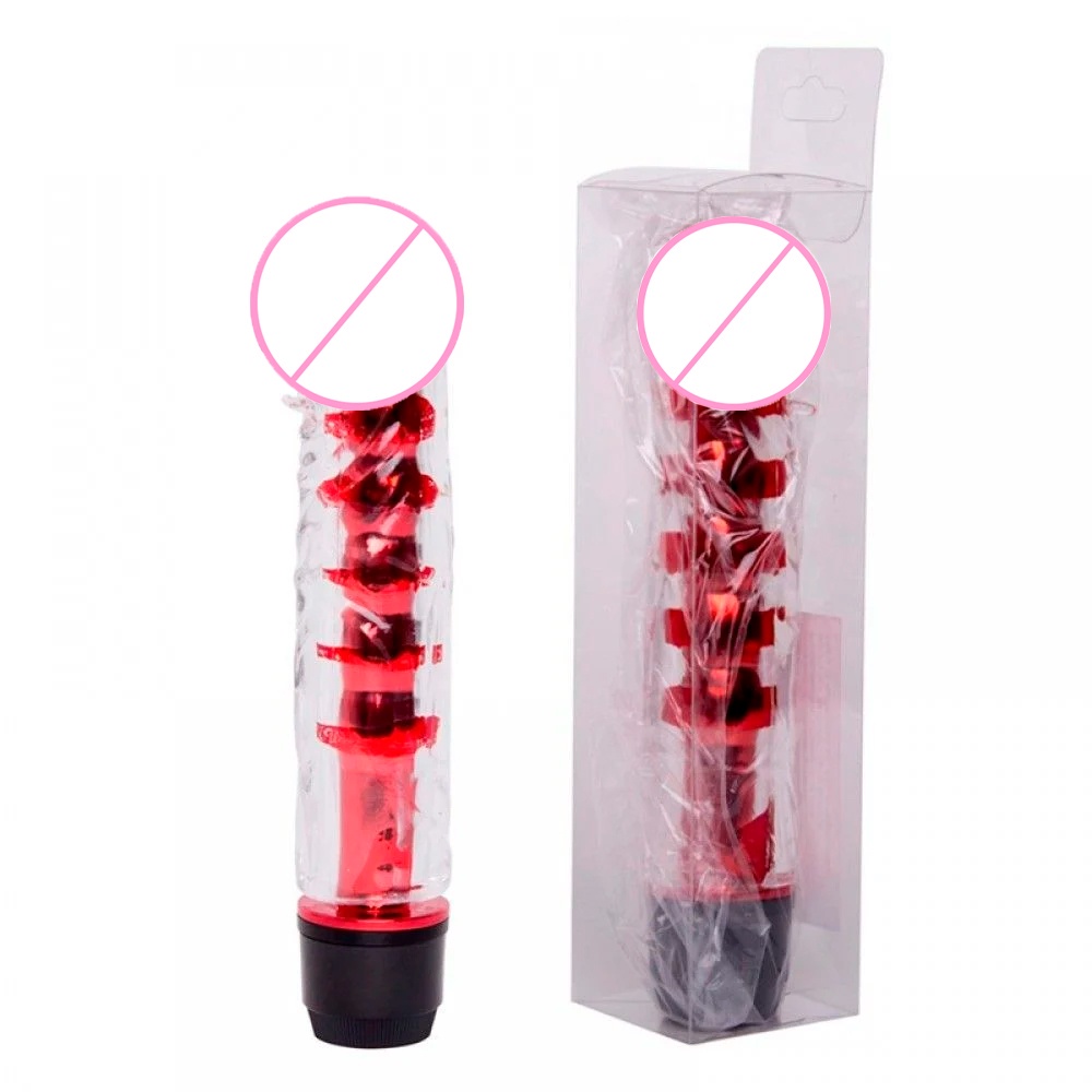 Vibrador Personal Jelly com Textura Massageadora 14,5 cm