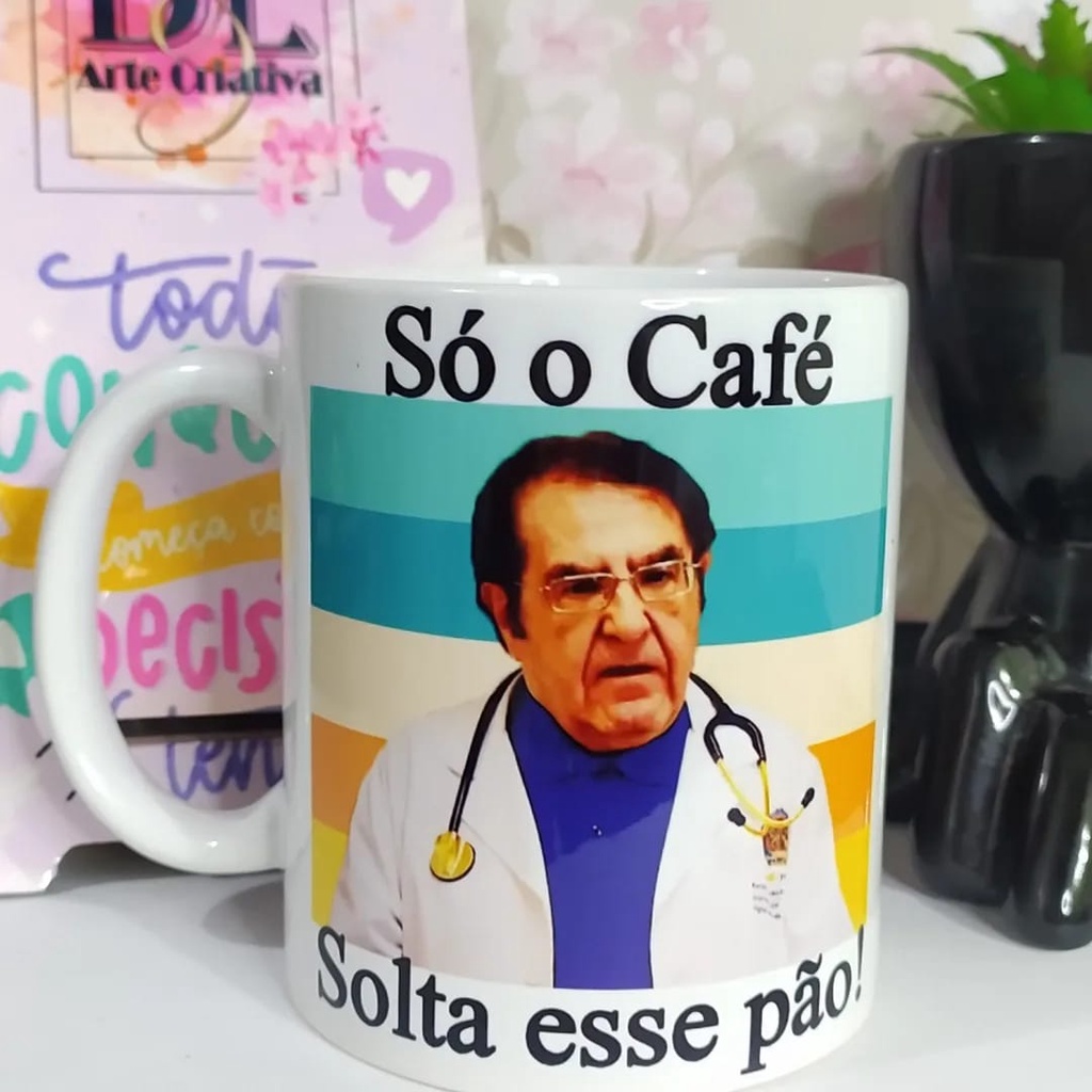 Caneca Doutor Nowzaradan Branca Solta esse pão