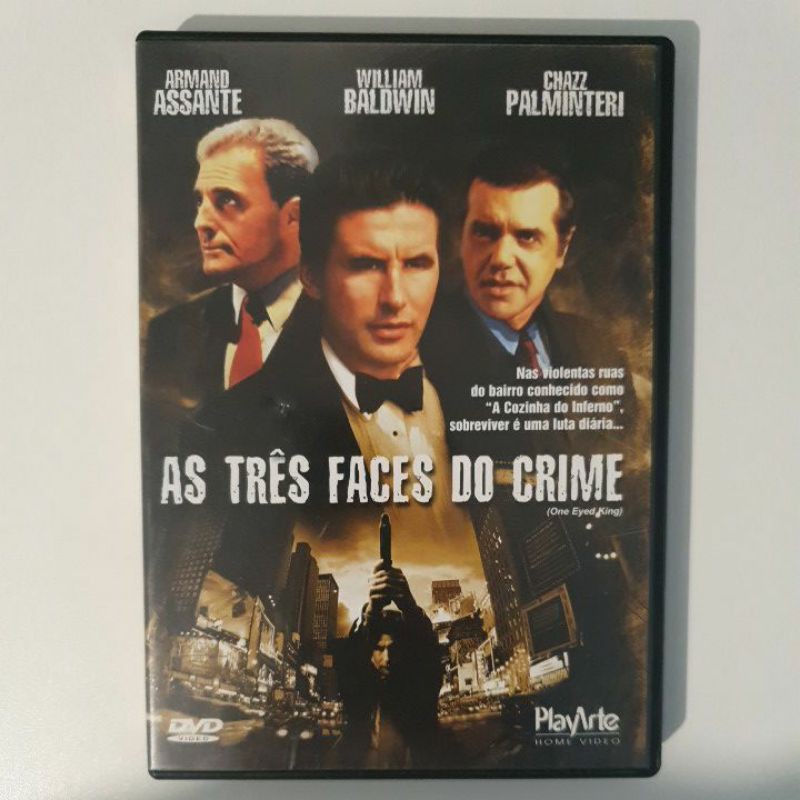 DVD As Três Faces do Crime (Armand Assante, William Baldwin, Chazz Palminteri)