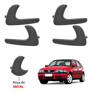 Kit 4 Maçanetas Puxador Interno Porta Gol Parati G2 G3 Metal em Oferta na Shopee