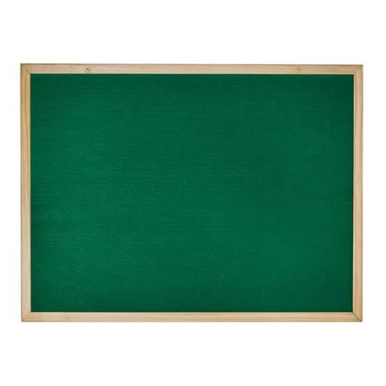 Quadro de avisos em feltro 80x50 - Moldura em Madeira - acompanha alfinetes em Oferta na Shopee